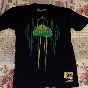 Seattle SuperSonics Mitchell & Ness hardwood classics T-shirt large